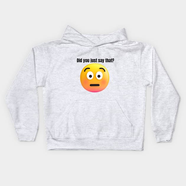 Please Stop Kids Hoodie by J.Pro